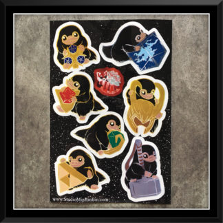 Legend of Shiny and Might and Mischief Sticker Sheet
