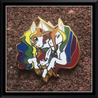 Rainbow Unicorn Family