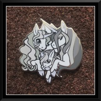 White/Silver Unicorn Family