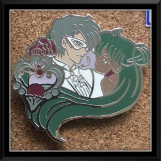 Neo King + Sailor Pluto Love Hard Enamel Pin *Limited*