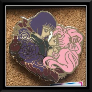 *Sold Out*Hotaru + Chibiusa Love Hard Enamel Pin