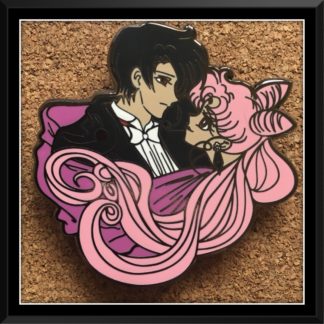 *Sold Out* Tuxedo Mask + Black Lady Love Hard Enamel Pin *Limited*