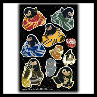 House and Baby Nifflers Sticker Sheet