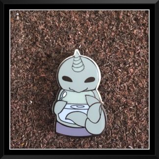Narwhal Tea Thermos Hard Enamel Pin
