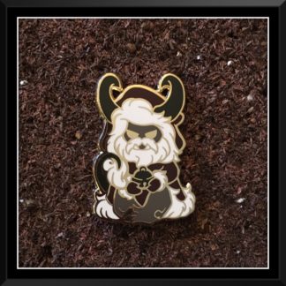 Krampus Cutie Kokeshi style- Hard Enamel Pin