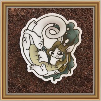 Luck Dragon vinyl sticker- Patreon Sticker Nov 2019
