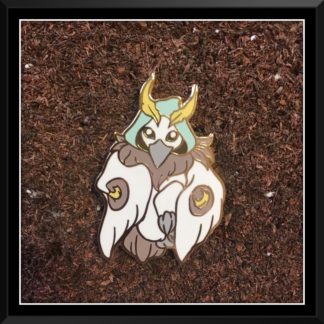 Star Raven Moth Hard Enamel Pin