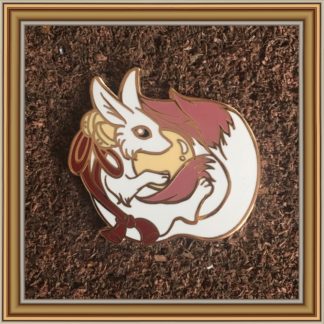 Spring Kitsune (fox spirit)- Patreon Pin January 2020
