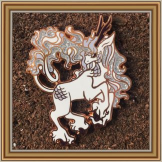 *Low Stock* Min Bin Bin Kirin - "Celebration" Patreon Pin March 2020