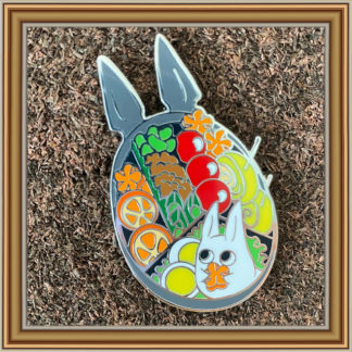 White Totoro Bento - Patreon Pin May 2020