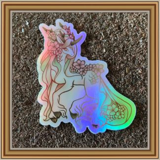 *Sold Out* Sakura Kirin (holographic) - Patreon Sticker Jan 2021
