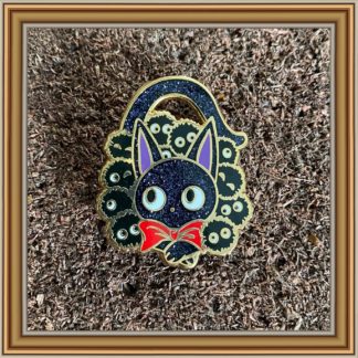 Black Cat (Jiji) & Soot Sprites - Patreon Pin Feb 2021