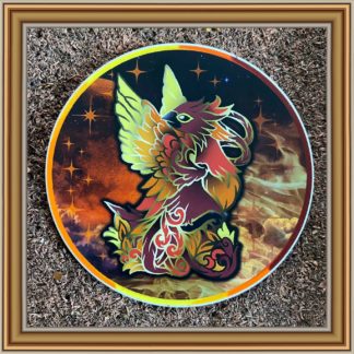 *SOLD OUT* Little Phoenix vinyl sticker- Patreon Sticker Feb 2021