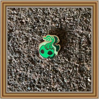 Green Color Wisp~ Mini Pin