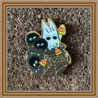 Soot Sprites & White Totoro Cauldron - Patreon Pin September 2021