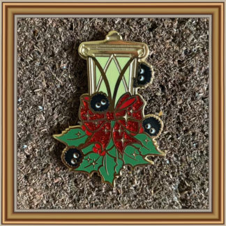Soot Sprites Holly Lantern - Patreon Pin November 2021