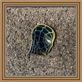 Spider-Man Mask -Black & Gold