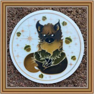 Acorn Fox - (clear) Patreon Sticker May 2022