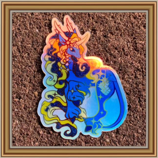Star Kirin - (holographic) Patreon Sticker June 2022
