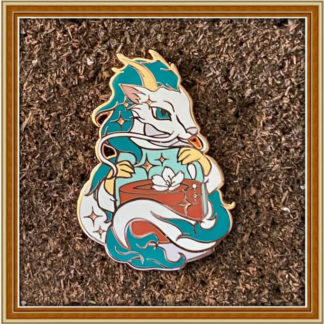 Haku Tea Thermos  - Patreon Pin July 2022