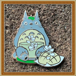 Totoro Tea Thermos  - Patreon Pin August 2022
