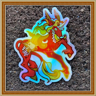 Sun Kirin - (holographic) Patreon Sticker September '22
