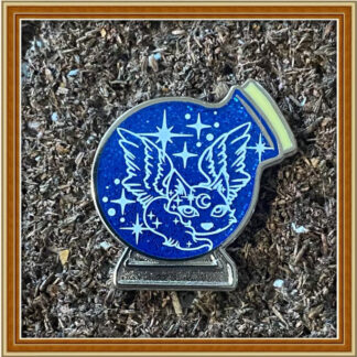 Spell Bottle - Winged Wolf Mochi - Patreon Pin Nov '22