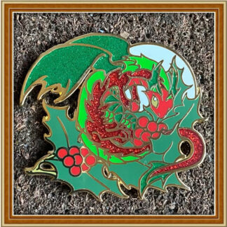 Holly Dragon - Patreon Pin Dec '22