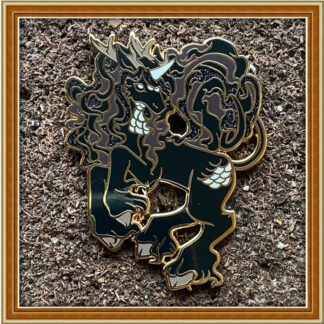 Bon de Bon Kirin - Patreon Pin April '23 (Black variant)
