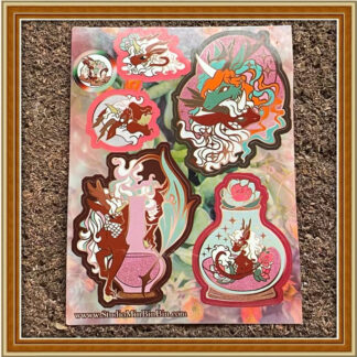 Min Bin Kirin Stickers mini-sheet