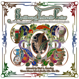 Spellbound Inkwells Color: Magic Themed Coloring Book