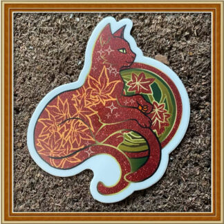 Momiji Nekomata - (Die Cut) Patreon Sticker Aug '23