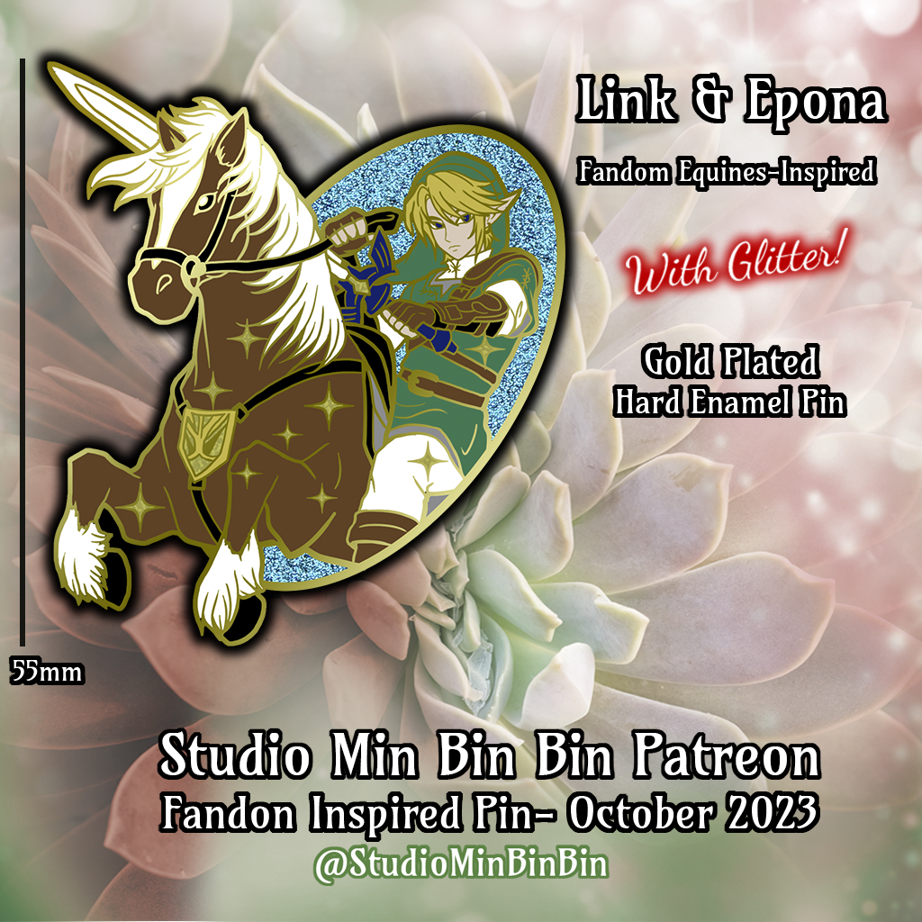 Link & Epona - Patreon Pin Oct '23 - Image 2