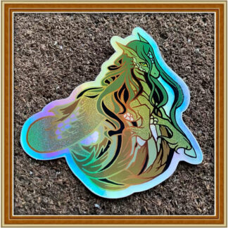 Kelpie - (Holographic) Patreon Sticker Oct '23