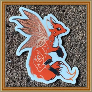 Fairy Fox - Die-Cut Patreon Sticker June '24