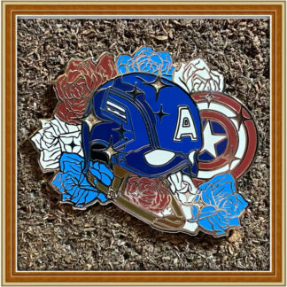 Captain America (Helmet) - Sparkle Flowers