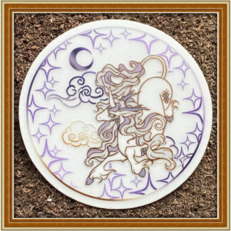 Dreams Kirin - Clear Patreon Sticker June '24