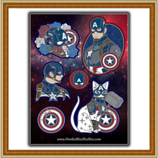 Captain America - Stickers Mini-Sheet