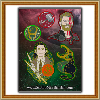 Thor & Loki 1 - Stickers Mini-Sheet