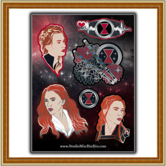 Black Widow - Natasha Romanoff - Stickers Mini-Sheet