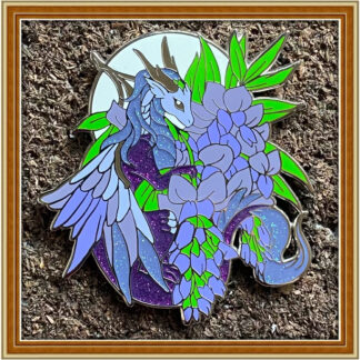 Wisteria Dragon - Patreon Pin July '24