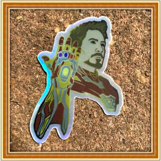 Tony Stark - Iron Man - Gauntlet - Vinyl Sticker