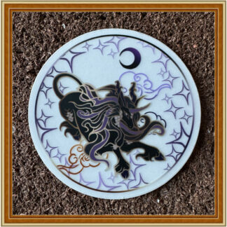 Nightmares Kirin - Clear Patreon Sticker Oct '24