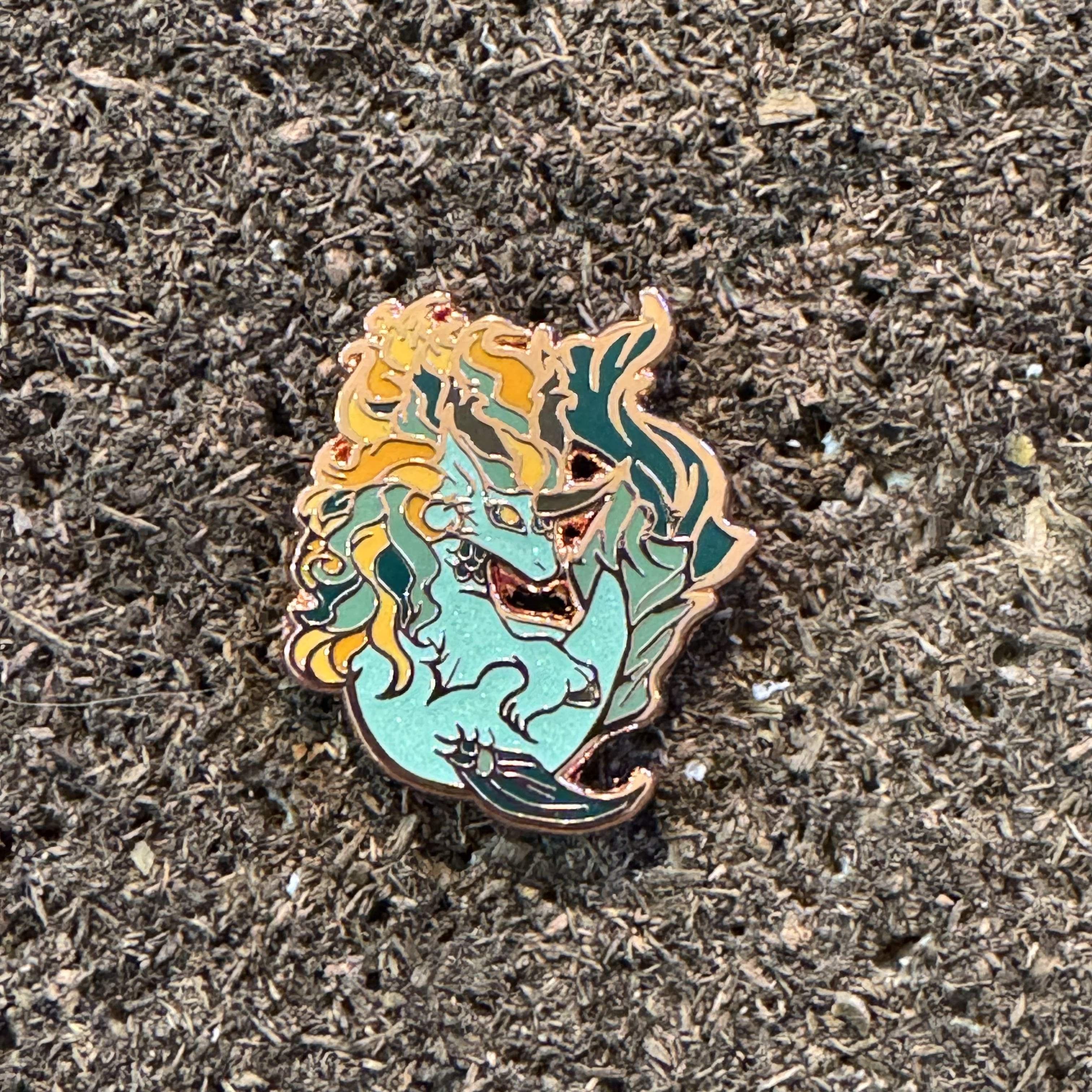 Tropical Mer-Kirin Male Baby - Patreon Pin Nov '24