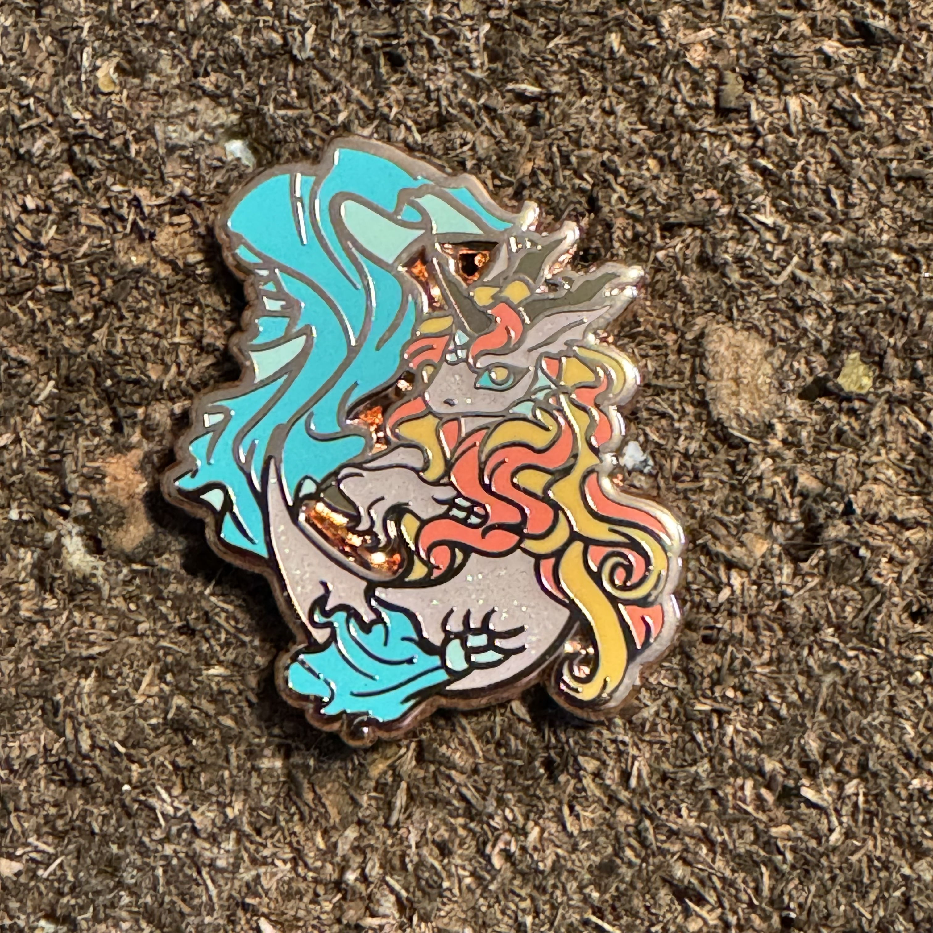 Tropical Mer-Kirin Female Baby - Patreon Pin Jan '25