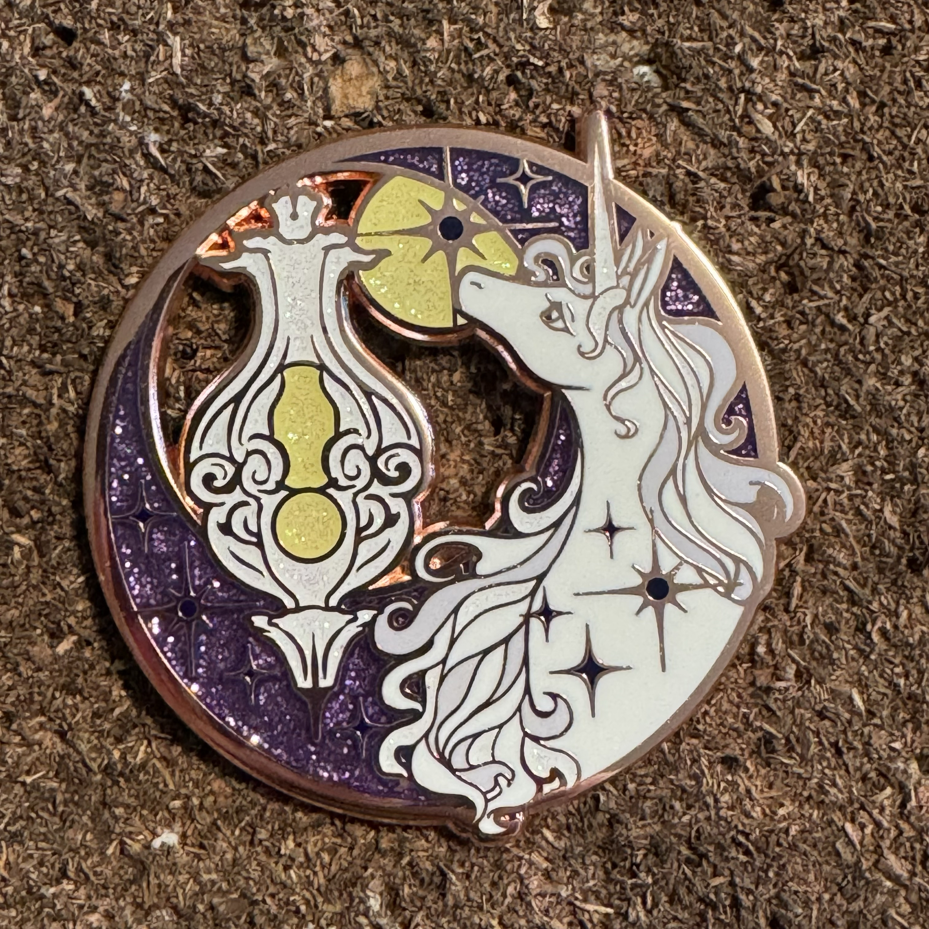 Last Unicorn Mystic Lantern - Patreon Pin Jan '25