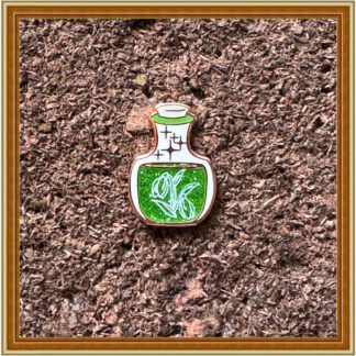 Little Potion - Snowdrop - Patreon Pin April '25